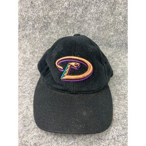 Logo Athletics Arizona Diamondbacks Baseball Hat Men's Strap Back Black MLB